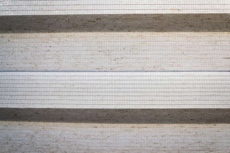The texture of rag window blinds