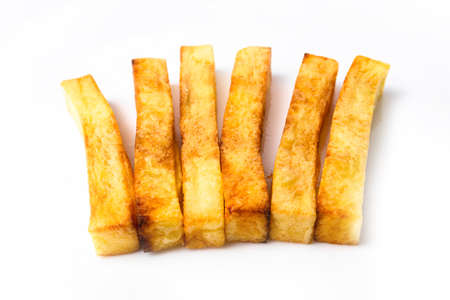 French fries on a white background isolateの写真素材