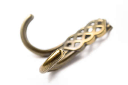 Hook for clothes on a white background isolateの写真素材