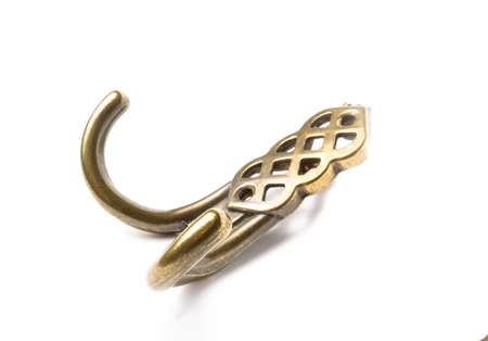 Hook for clothes on a white background isolateの写真素材