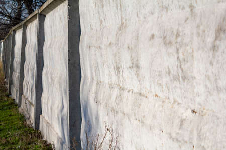 Texture of gray concrete wall with tractionの写真素材