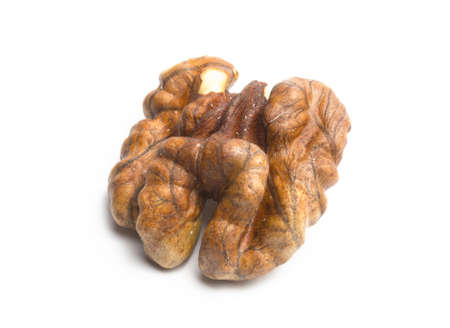 Walnut on a white background. close upの写真素材