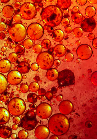 red coronavirus  microscope,bacteria, disease, microorganisms. close-up copy space