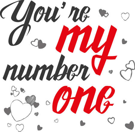 You're my number oneのイラスト素材