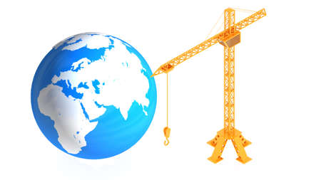 3D image of a simple object for use in presentations, manuals, design, etc の写真素材