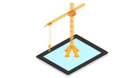 3D image of a simple object for use in presentations, manuals, design, etc.の写真素材