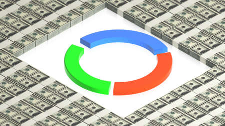 chart on paper dollars