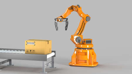Carton boxes set and special transportation robot and hydraulic machine with mechanic arm using for...