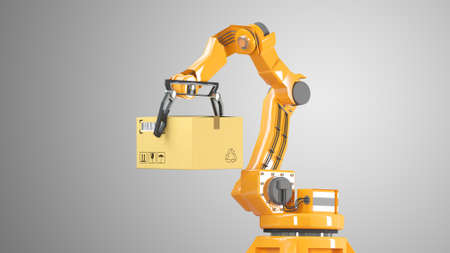 Carton boxes set and special transportation robot and hydraulic machine with mechanic arm using for...