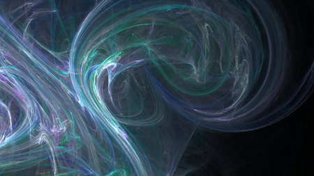 Fantasy chaotic colorful fractal pattern. Abstract fractal shapes. 3D rendering illustration background or wallpaper.の写真素材