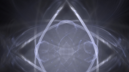 Fantasy chaotic colorful fractal pattern. Abstract fractal shapes. 3D rendering illustration background or wallpaper.の写真素材