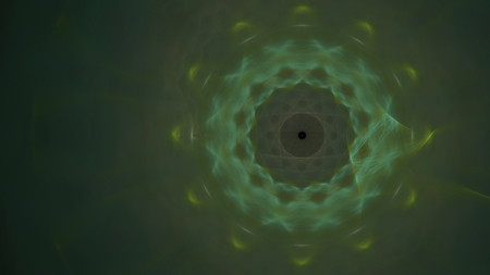 Fantasy chaotic colorful fractal pattern. Abstract fractal shapes. 3D rendering illustration background or wallpaper.の写真素材