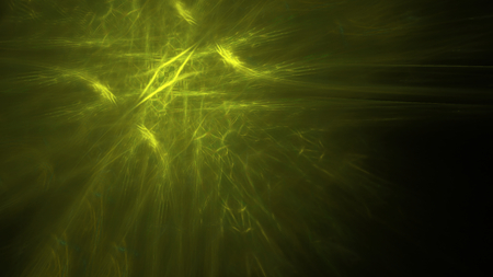 Fantasy chaotic colorful fractal pattern. Abstract fractal shapes. 3D rendering illustration background or wallpaper.の写真素材