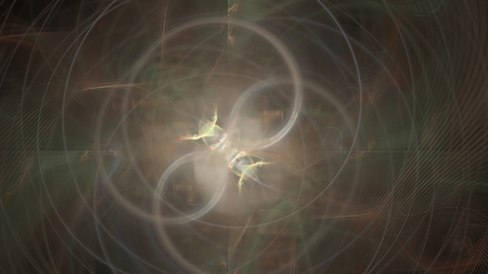 Fantasy chaotic colorful fractal pattern. Abstract fractal shapes. 3D rendering illustration background or wallpaper.の写真素材