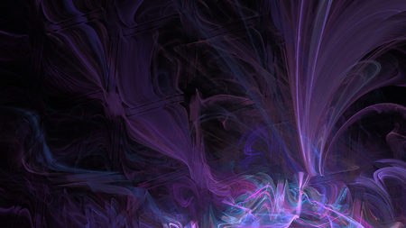 Fantasy chaotic colorful fractal pattern. Abstract fractal shapes. 3D rendering illustration background or wallpaper.の写真素材