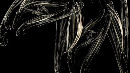 Fantasy chaotic colorful fractal pattern. Abstract fractal shapes. 3D rendering illustration background or wallpaper.の写真素材