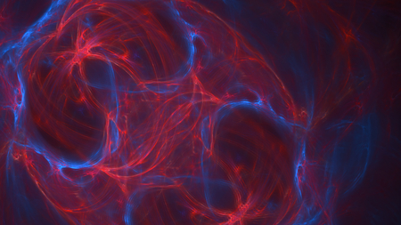 Fantasy chaotic colorful fractal pattern. Abstract fractal shapes. 3D rendering illustration background or wallpaper.の写真素材