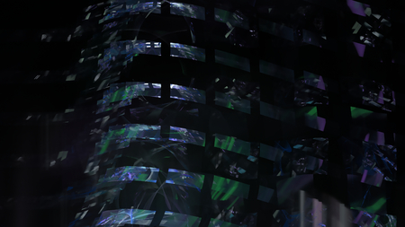 Fantasy chaotic colorful fractal pattern. Abstract fractal shapes. 3D rendering illustration...
