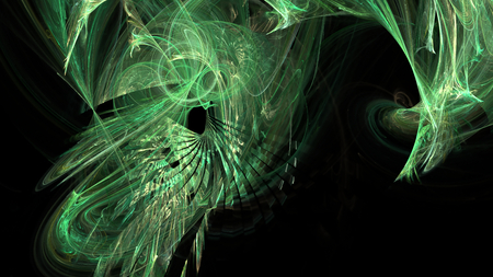 Fantasy chaotic colorful fractal pattern. Abstract fractal shapes. 3D rendering illustration background or wallpaper.の写真素材