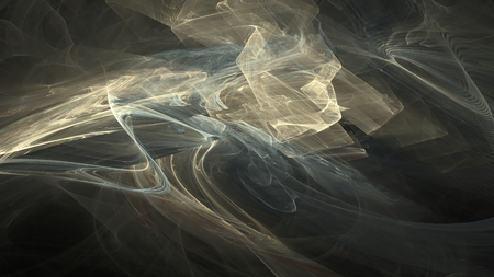 Fantasy chaotic colorful fractal pattern. Abstract fractal shapes. 3D rendering illustration background or wallpaper.の写真素材