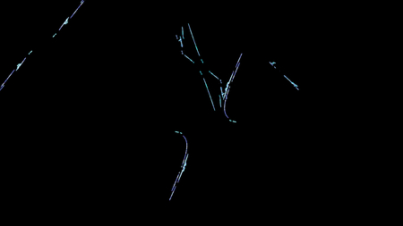 Fantasy chaotic colorful fractal pattern. Abstract fractal shapes. 3D rendering illustration background or wallpaper.の写真素材