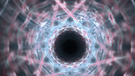 Fantasy chaotic colorful fractal pattern. Abstract fractal shapes. 3D rendering illustration...