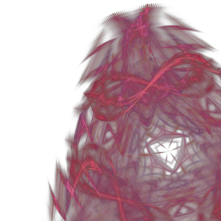 Fantasy chaotic colorful fractal pattern. Abstract fractal shapes. 3D rendering illustration background or wallpaper.の写真素材