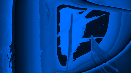 Fantasy chaotic colorful fractal pattern. Abstract fractal shapes. 3D rendering illustration background or wallpaper.の写真素材