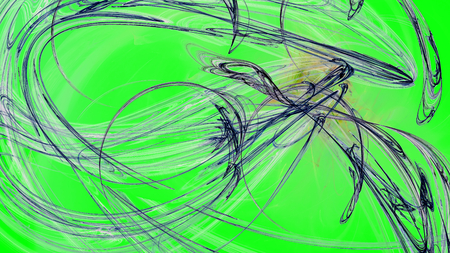 Fantasy chaotic colorful fractal pattern. Abstract fractal shapes. 3D rendering illustration background or wallpaper.の写真素材