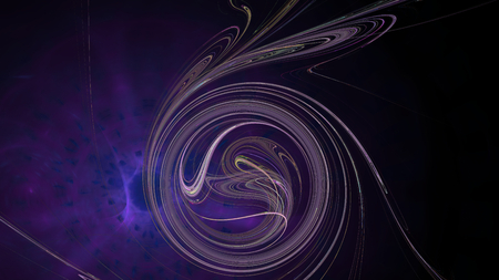 Fantasy chaotic colorful fractal pattern. Abstract fractal shapes. 3D rendering illustration background or wallpaper.の写真素材