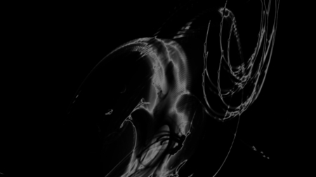 Fantasy chaotic colorful fractal pattern. Abstract fractal shapes. 3D rendering illustration background or wallpaper.の写真素材