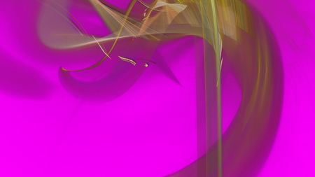 Fantasy chaotic colorful fractal pattern. Abstract fractal shapes. 3D rendering illustration background or wallpaper.の写真素材