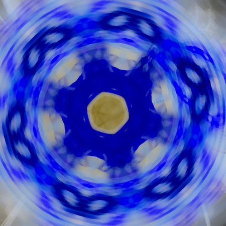 Fantasy chaotic colorful fractal pattern. Abstract fractal shapes. 3D rendering illustration...