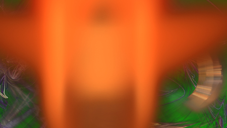 Fantasy chaotic colorful fractal pattern. Abstract fractal shapes. 3D rendering illustration background or wallpaper.の写真素材