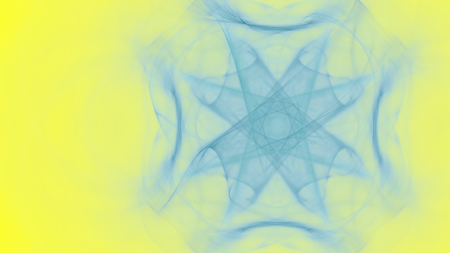 Fantasy chaotic colorful fractal pattern. Abstract fractal shapes. 3D rendering illustration background or wallpaper.の写真素材