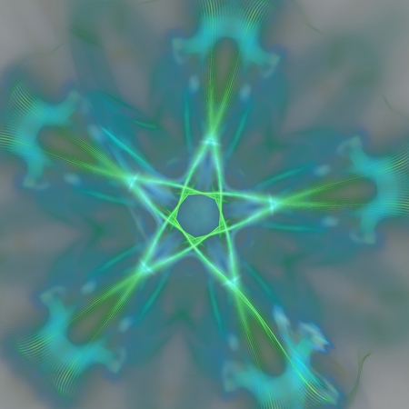 Fantasy chaotic colorful fractal pattern. Abstract fractal shapes. 3D rendering illustration...