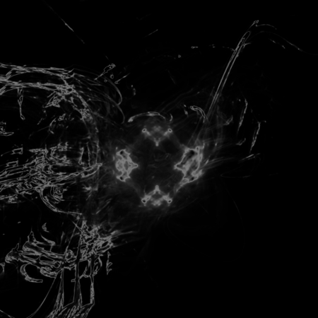 Fantasy chaotic colorful fractal pattern. Abstract fractal shapes. 3D rendering illustration background or wallpaper.の写真素材