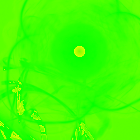 Fantasy chaotic colorful fractal pattern. Abstract fractal shapes. 3D rendering illustration background or wallpaper.の写真素材