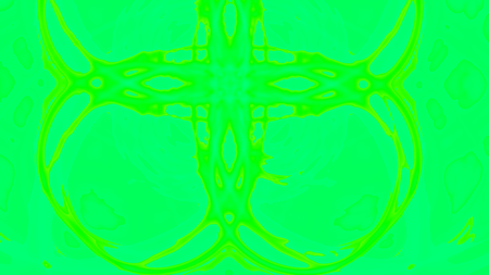 Fantasy chaotic colorful fractal pattern. Abstract fractal shapes. 3D rendering illustration background or wallpaper.の写真素材