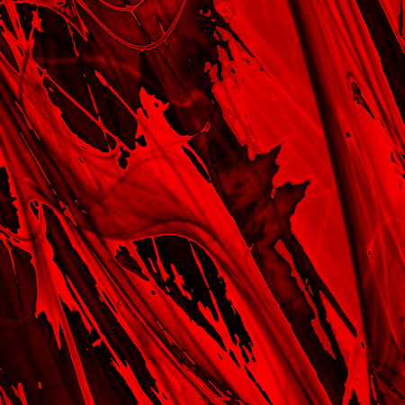 Fantasy chaotic colorful fractal pattern. Abstract fractal shapes. 3D rendering illustration background or wallpaper.の写真素材