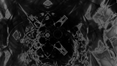 Fantasy chaotic colorful fractal pattern. Abstract fractal shapes. 3D rendering illustration background or wallpaper.の写真素材