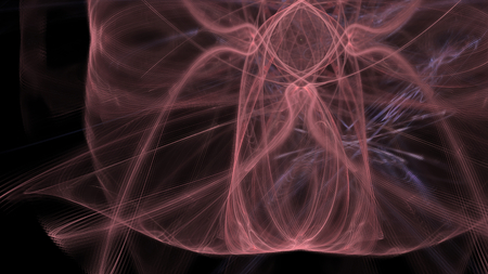 Fantasy chaotic colorful fractal pattern. Abstract fractal shapes. 3D rendering illustration...