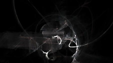 Fantasy chaotic colorful fractal pattern. Abstract fractal shapes. 3D rendering illustration background or wallpaper.の写真素材