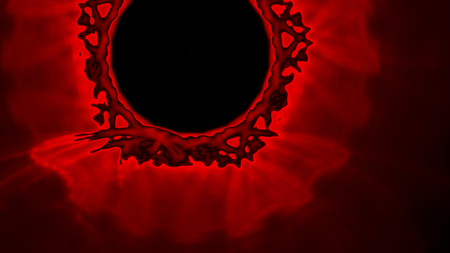 Fantasy chaotic colorful fractal pattern. Abstract fractal shapes. 3D rendering illustration...