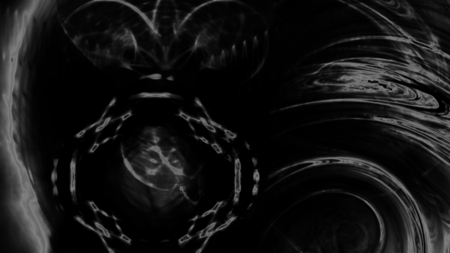 Fantasy chaotic colorful fractal pattern. Abstract fractal shapes. 3D rendering illustration background or wallpaper.の写真素材