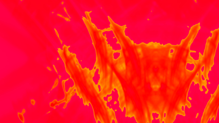 Fantasy chaotic colorful fractal pattern. Abstract fractal shapes. 3D rendering illustration...