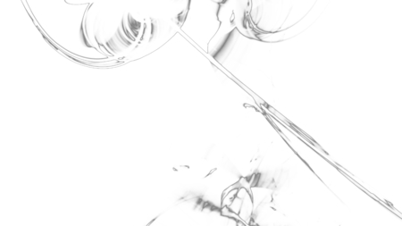 Fantasy chaotic colorful fractal pattern. Abstract fractal shapes. 3D rendering illustration background or wallpaper.の写真素材