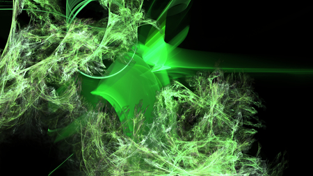 Fantasy chaotic colorful fractal pattern. Abstract fractal shapes. 3D rendering illustration background or wallpaper.の写真素材