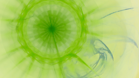 Fantasy chaotic colorful fractal pattern. Abstract fractal shapes. 3D rendering illustration background or wallpaper.の写真素材