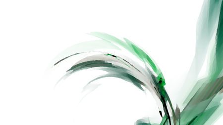 Fantasy chaotic colorful fractal pattern. Abstract fractal shapes. 3D rendering illustration background or wallpaper.の写真素材